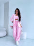 "WHITE LINE" Classic Trousers - SOFT PINK